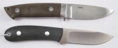 TWO R.L. DOZIER FIXED BLADE KN