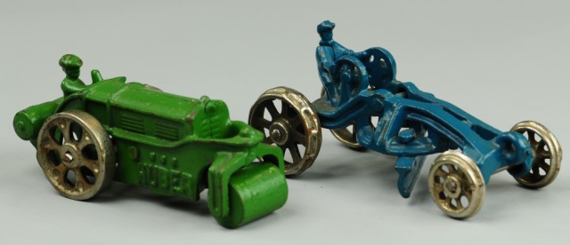 TWO ROAD CONSTRUCTION VEHICLES