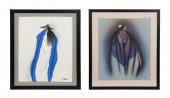TWO ROBERT REDBIRD SR INDIAN P