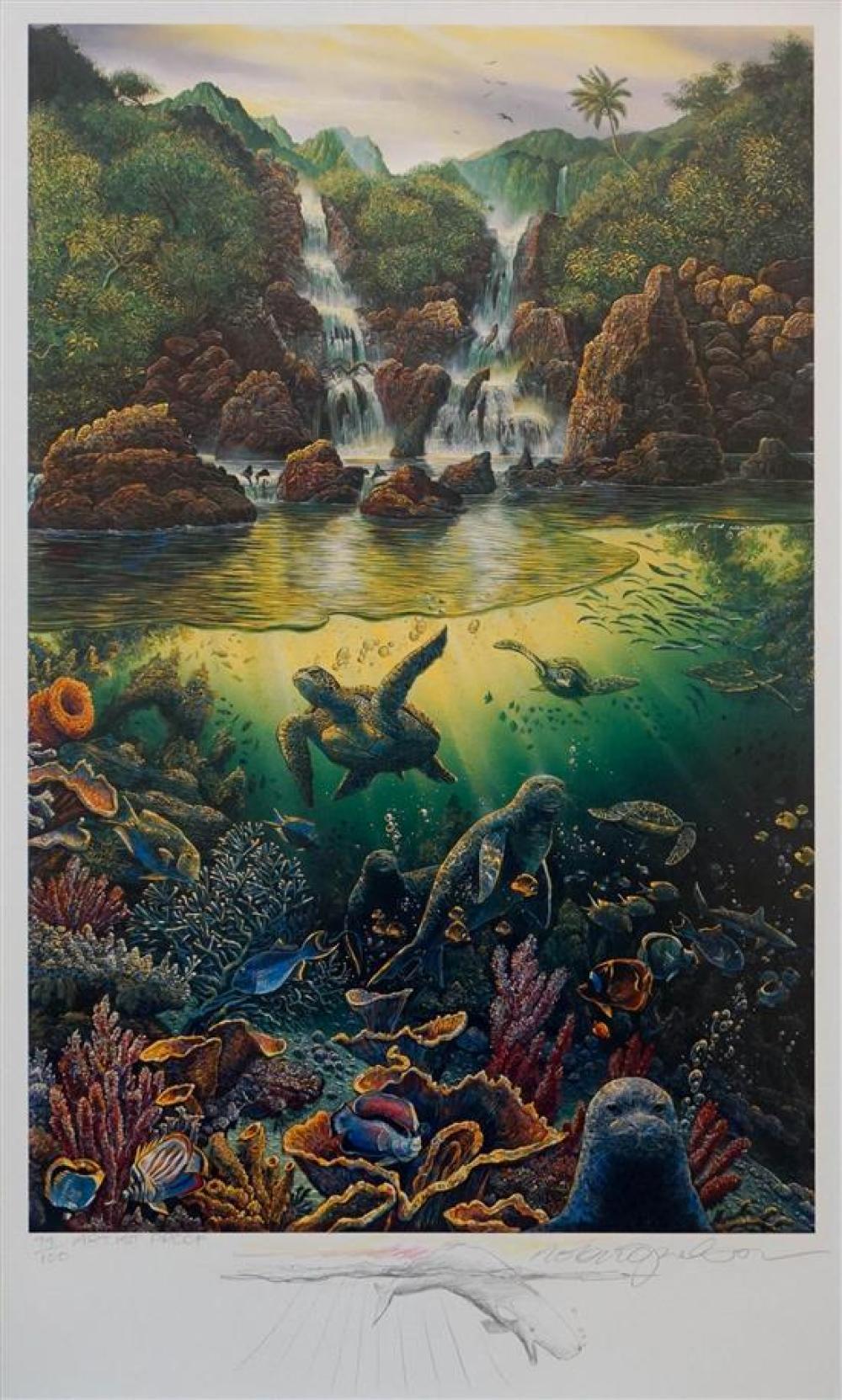 TWO ROBERT WYLAND AQUATIC