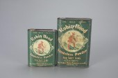 TWO ROBIN HOOD POWDER TINSlarg