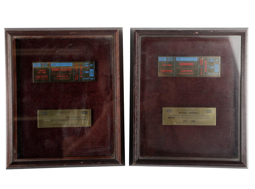 TWO ROCK & ROLL GOLD TICKETSPink
