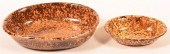 TWO ROCKINGHAM GLAZED EARTHENW
