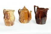 TWO ROCKINGHAM PITCHERS AND A