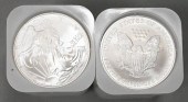 TWO ROLLS OF 20-2006 1OZ SILVE