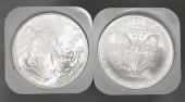 TWO ROLLS OF 20-2006 1OZ SILVE