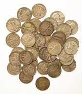 TWO ROLLS SILVER HALVES, WALKE
