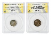 TWO ROMAN COINSRepublic era, C