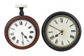 TWO ROMAN NUMERAL CLOCKSthe fi