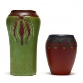 TWO ROOKWOOD ART POTTERY VASES