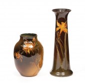 TWO ROOKWOOD ART POTTERY VASES