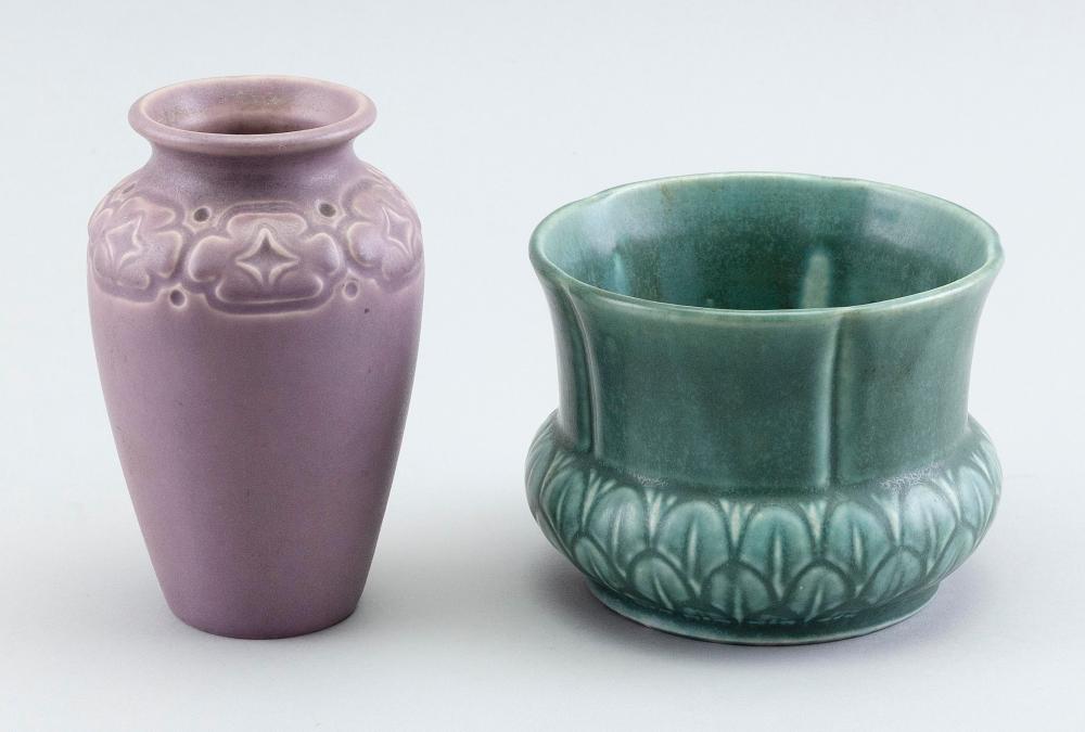 TWO ROOKWOOD PIECES 1920S HEIGHTS