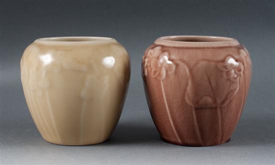 Two Rookwood standard glazed art