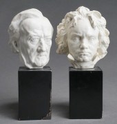 TWO ROSENTHAL BISQUE PORCELAIN