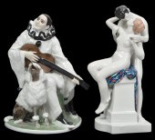 TWO ROSENTHAL PORCELAIN FIGURE