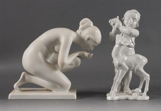 Two Rosenthal white porcelain