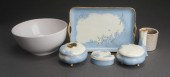 TWO ROSEVILLE GLAZED CERAMIC T