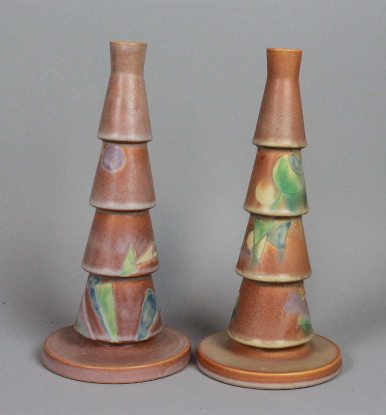 TWO ROSEVILLE POTTERY FUTURA
