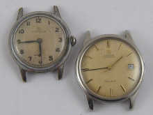 Two round gent's wrist watches by