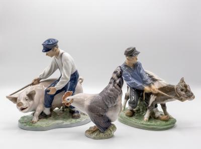 Two Royal Copenhagen figure