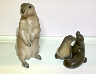 Two Royal Copenhagen figures,