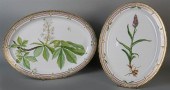 TWO ROYAL COPENHAGEN 'FLORA DA