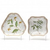 TWO ROYAL COPENHAGEN 'FLORA DA