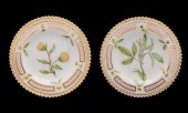 TWO ROYAL COPENHAGEN FLORA DAN
