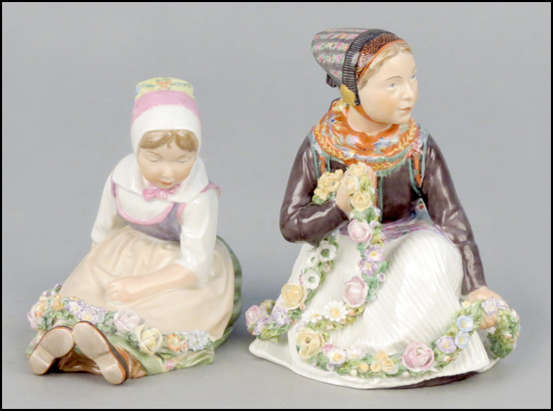 TWO ROYAL COPENHAGEN PORCELAIN