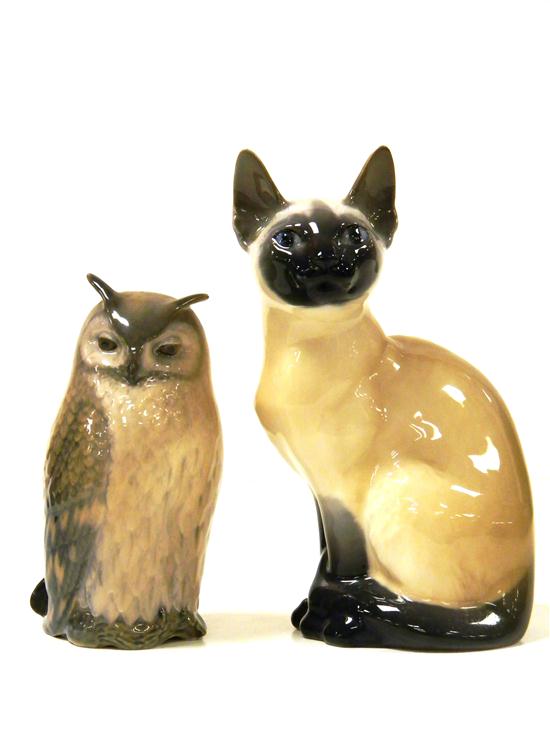 Two Royal Copenhagen porcelain