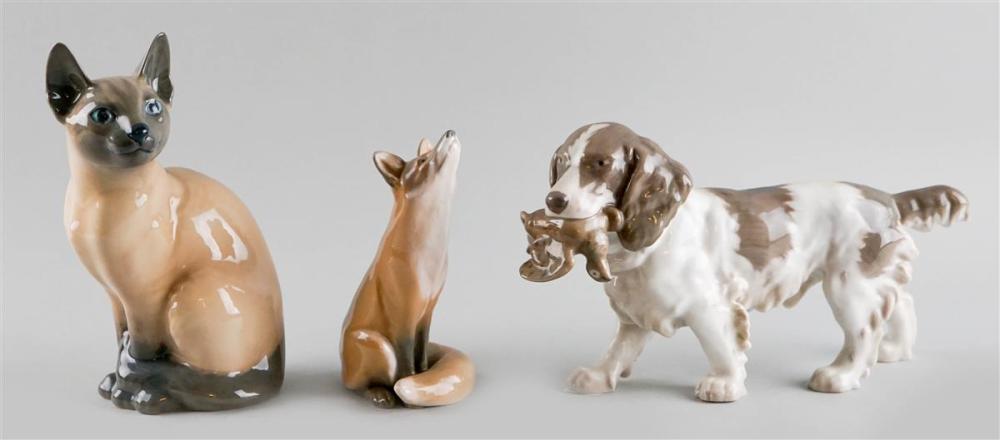TWO ROYAL COPENHAGEN PORCELAIN