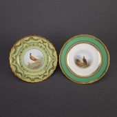 Two Royal Crown Derby Game Bir
