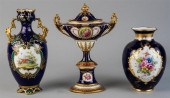 TWO ROYAL CROWN DERBY VASES AN