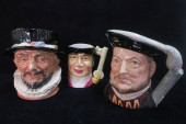 TWO ROYAL DOULTON AND NAPCOWAR