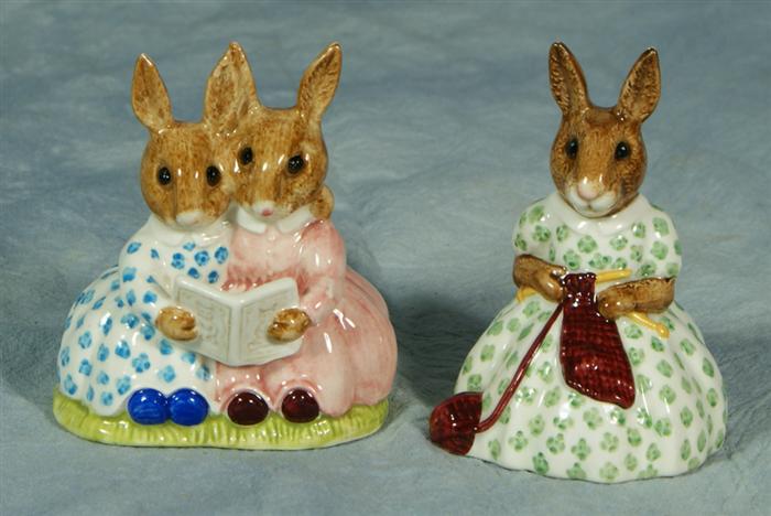 Two Royal Doulton Bunnykins