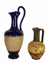 TWO ROYAL DOULTON BURSELM EWER
