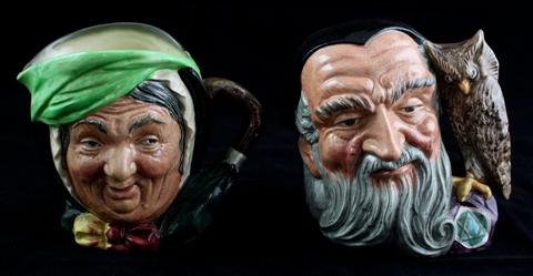 TWO ROYAL DOULTON CHARACTER JUGS