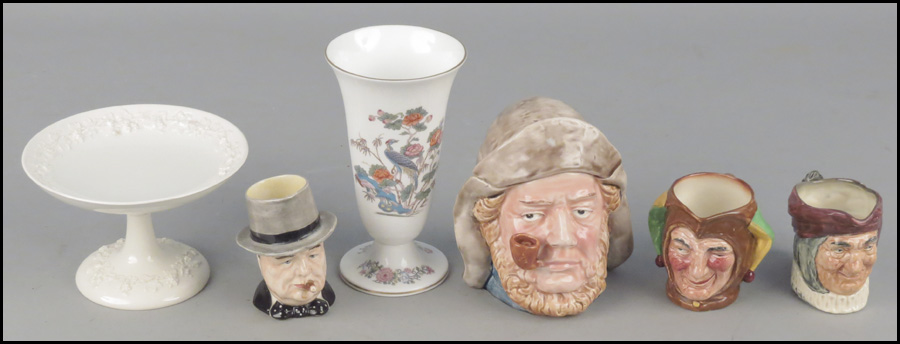 TWO ROYAL DOULTON CHARACTER JUGS.
