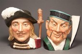 Two Royal Doulton china charac