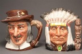 Two Royal Doulton china charac