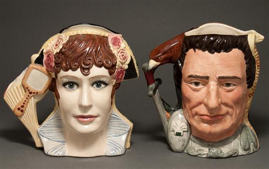 Two Royal Doulton china character