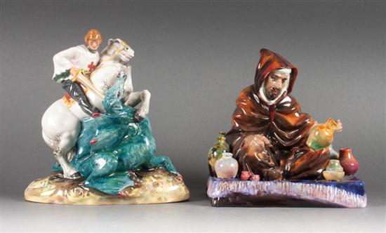 Two Royal Doulton china figural
