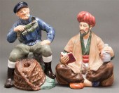 Two Royal Doulton china figure