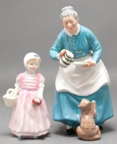 Two Royal Doulton china figure