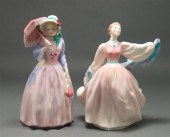 Two Royal Doulton china figure