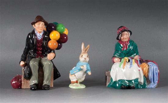 Two Royal Doulton china figures and