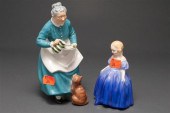 Two Royal Doulton china figure