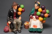 Two Royal Doulton china figure