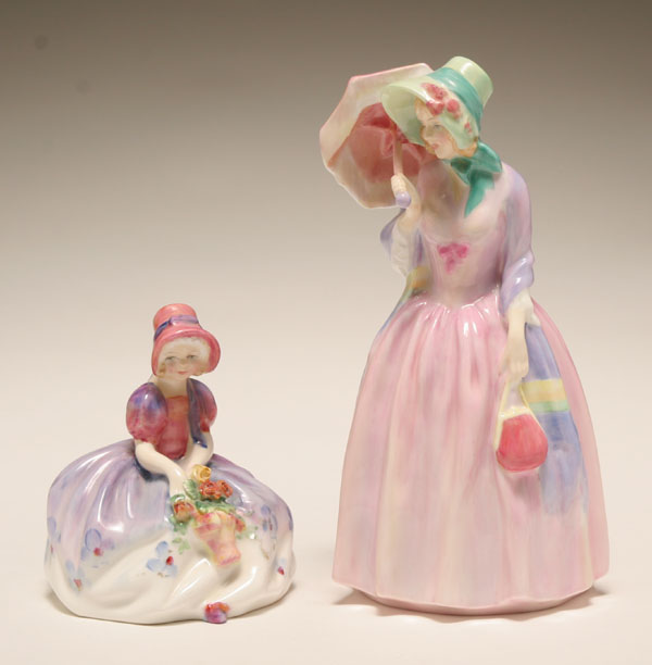 Two Royal Doulton figures, Monica