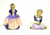 Two Royal Doulton figurines: '